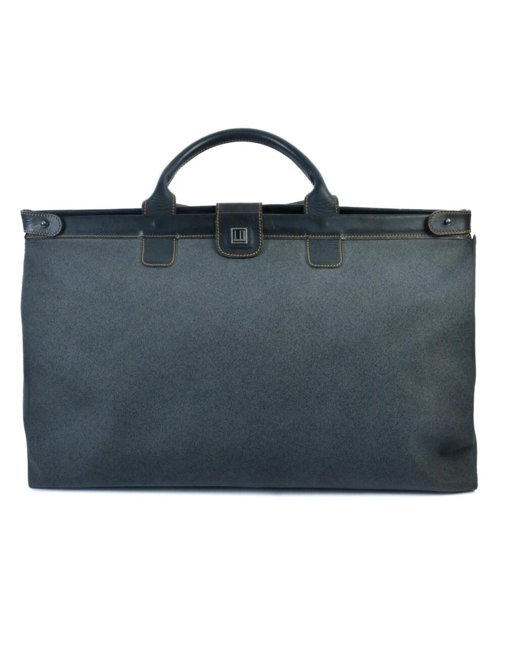 Dunhill Grey Canvas Bag 35959